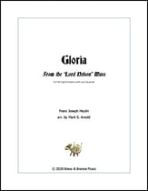Gloria from the 'Lord Nelson' Mass Orchestra sheet music cover